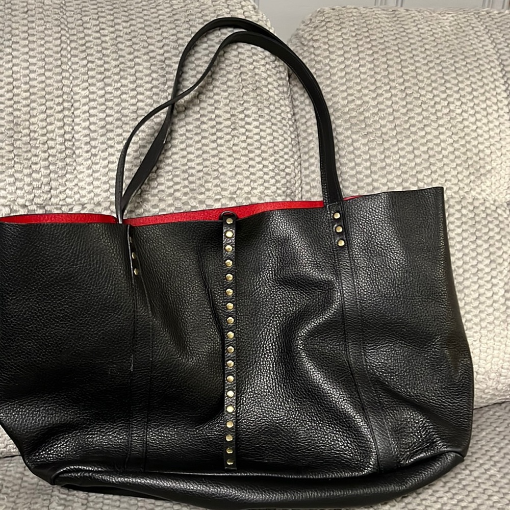 Black Leather tote.